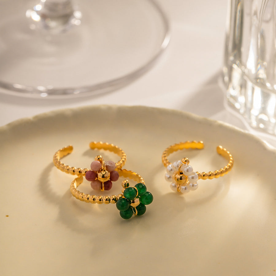 GARDEN BOHO - La Floral Beads Ring
