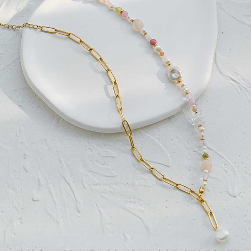 GARDEN BOHO - Whimsy Beads FW Pearls x Gold Chain Series