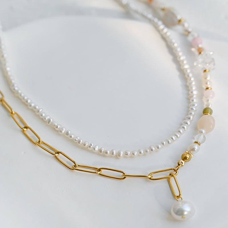 GARDEN BOHO - Whimsy Beads FW Pearls x Gold Chain Series