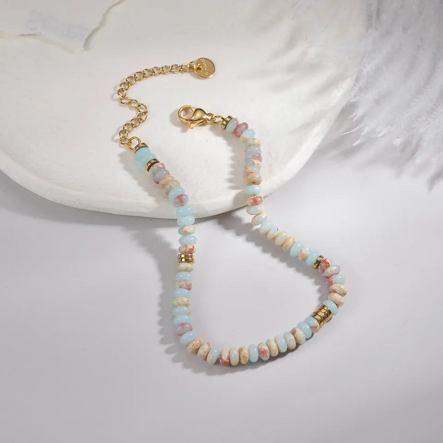 GARDEN BOHO - Colourful Rainbow Beads Bracelets