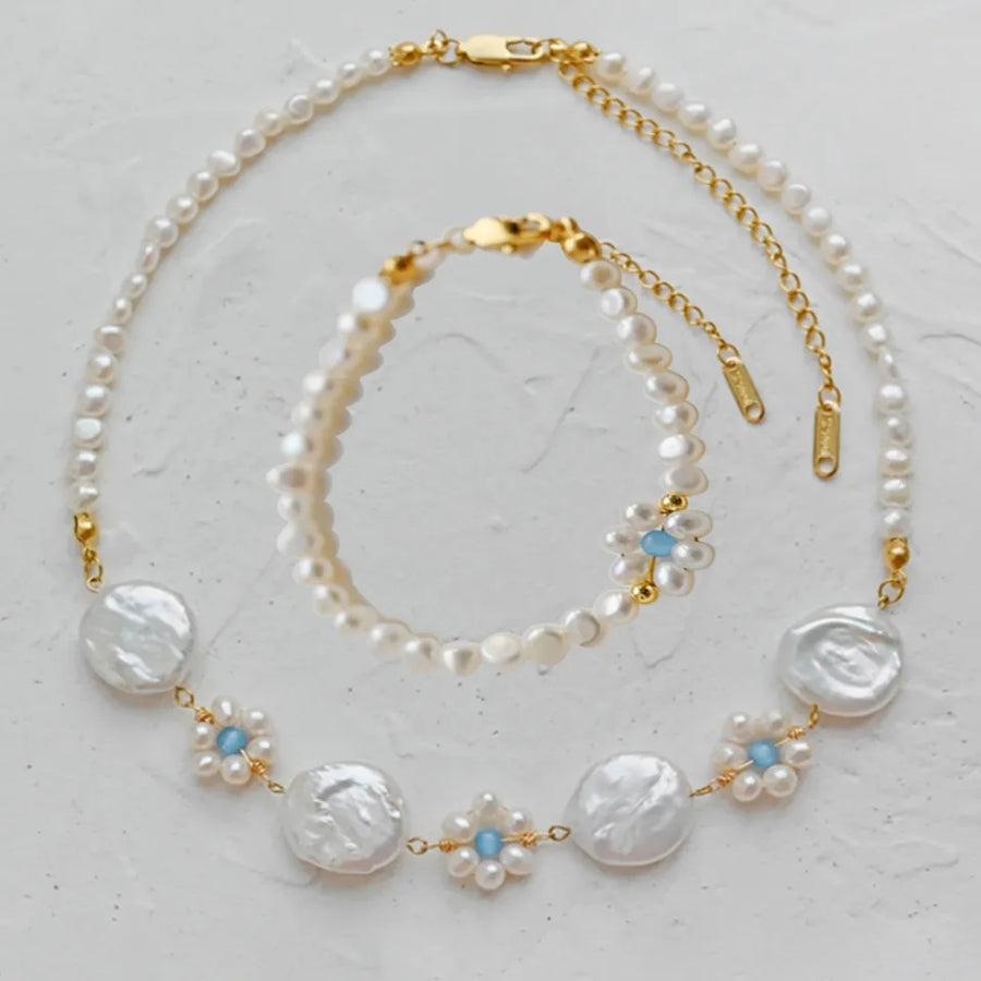 GARDEN BOHO - Cinder Daisy Oyster Pearls Series