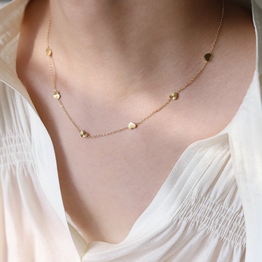 18K Dainty Sunshine Love Minimal Necklace (BACKORDER)