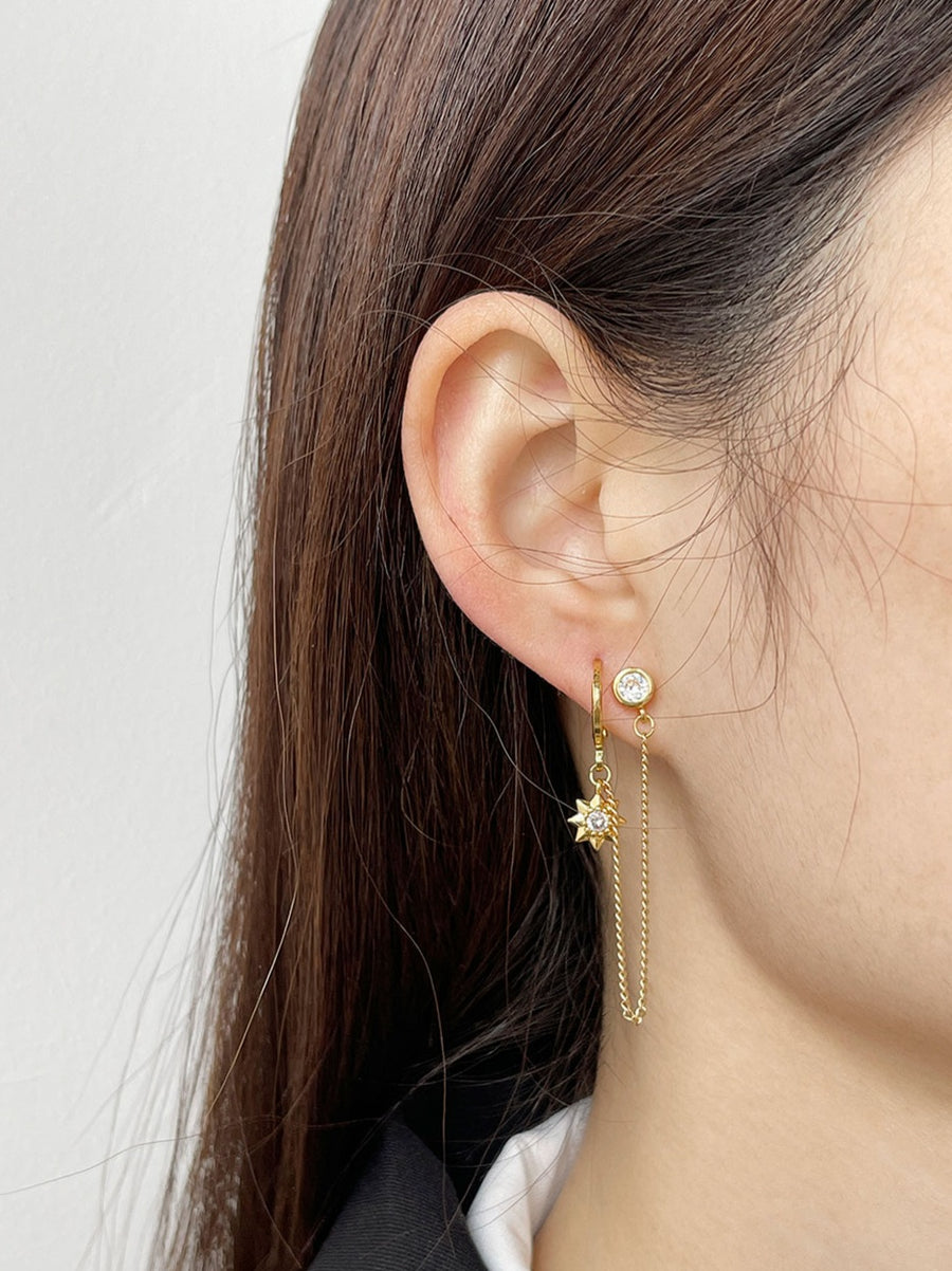 CAPSULE COLLECTION - 18K Yumi Earcuff x Earrings Set