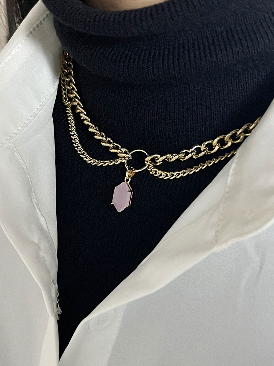 CAPSULE COLLECTION - 18K Egyptian's Gem Necklace
