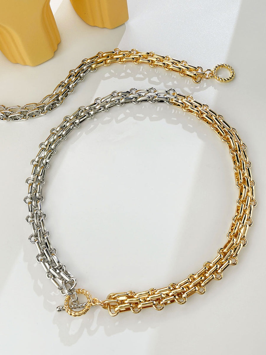 CAPSULE COLLECTION - SS Kara Chunky Half Tone Necklace