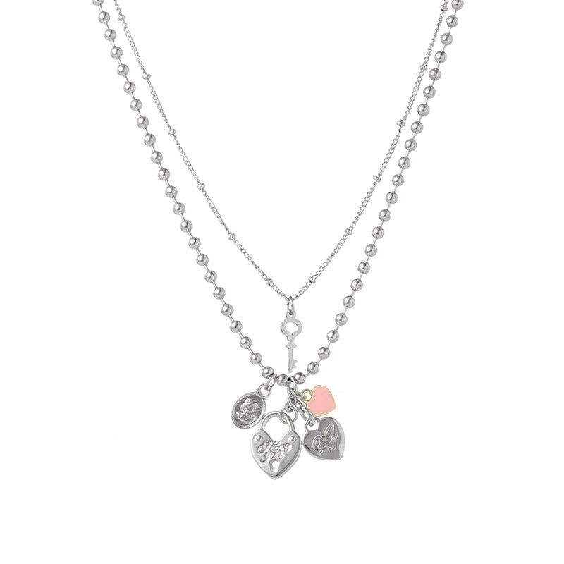 SS Little Charms Beads Chain Necklace