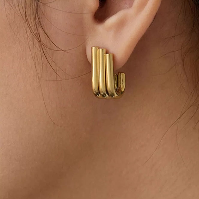 18K Triple J's Earrings (BACKORDER)