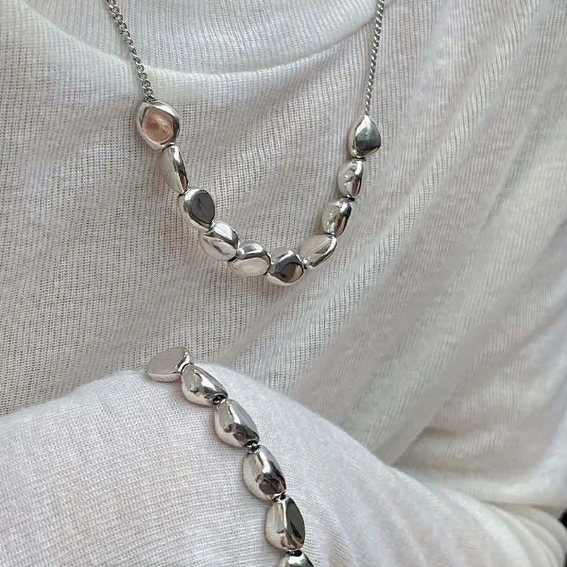925 Pebbles Necklace (BACKORDER)