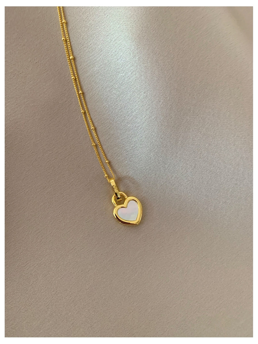 18K Gold Lola Love Onyx Necklace