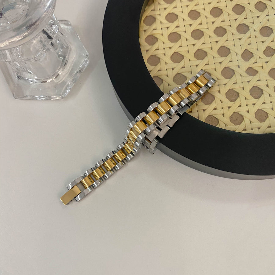 Titanium Vincy Buckle Strap Bracelet (BACKORDER)