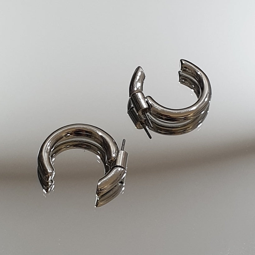 925 Celine Hoop Earrings (BACKORDER)
