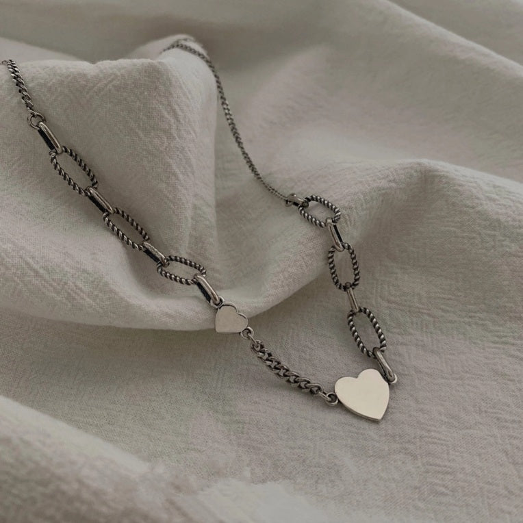 925 Chain Heart Necklace (BACKORDER)