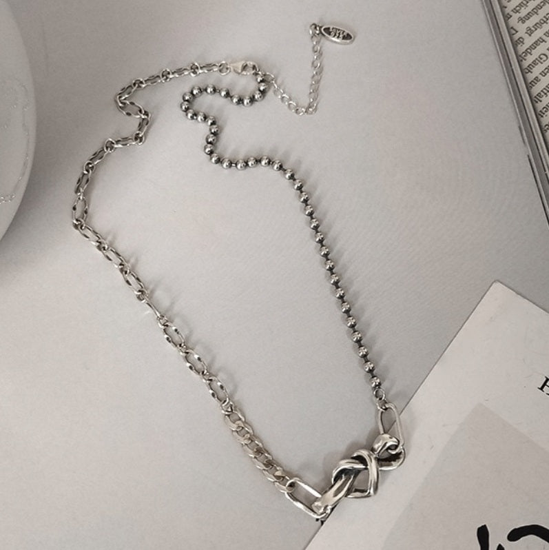 925 Infinite Heart Chain Necklace (BACKORDER)
