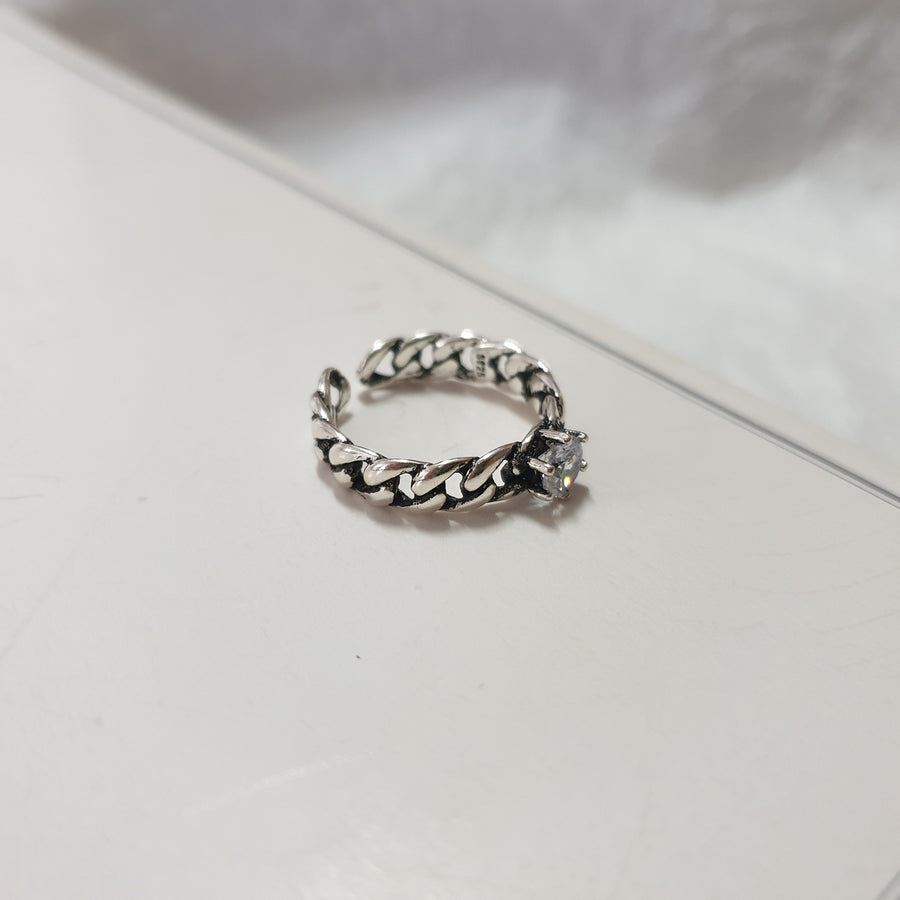925 Crown Chain Ring (BACKORDER)