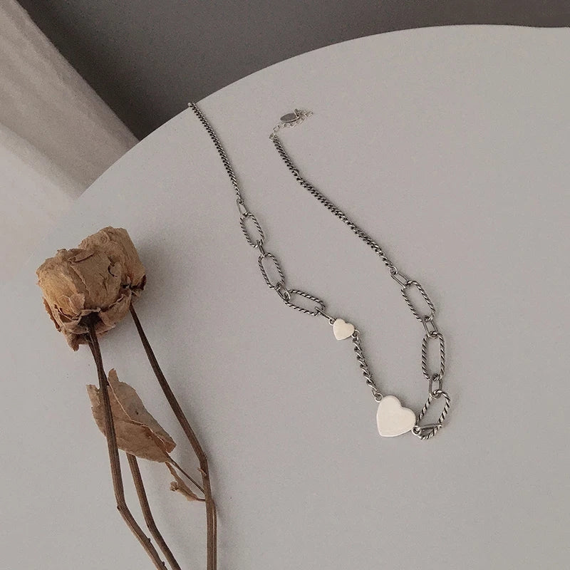 925 Chain Heart Necklace (BACKORDER)