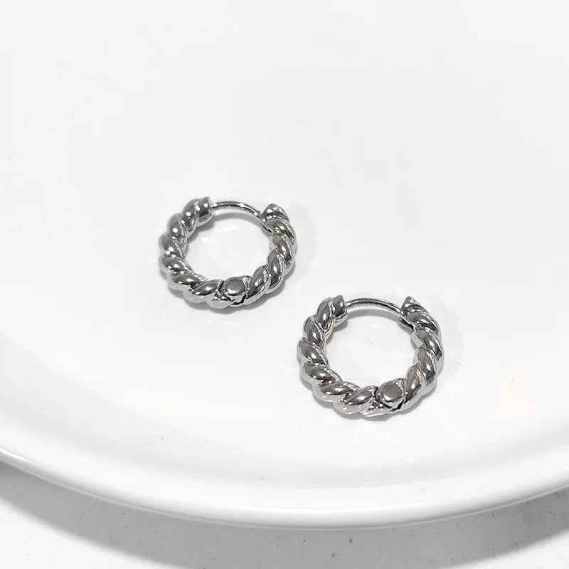 925 Mini Spiral Hoop Earrings (BACKORDER)