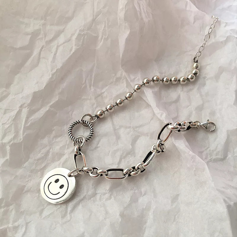 925 Happy Beads x Chain Bracelet (BACKORDER)