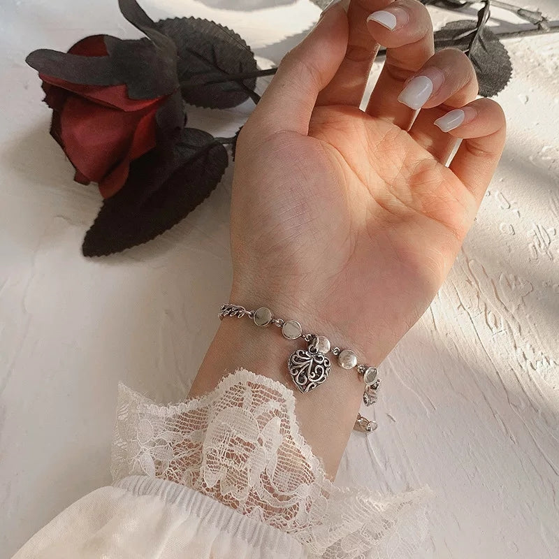 925 Roxanne Heart Bracelet (BACKORDER)