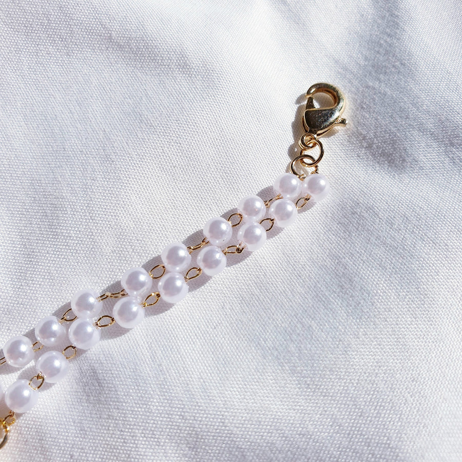18K Aubrey Antique Coin x Pearls Bracelet (BACKORDER)