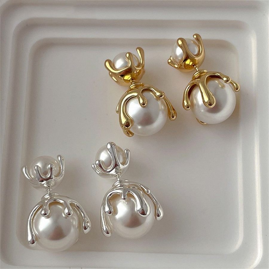 925 Elly Drip Pearl Earrings (BACKORDER)