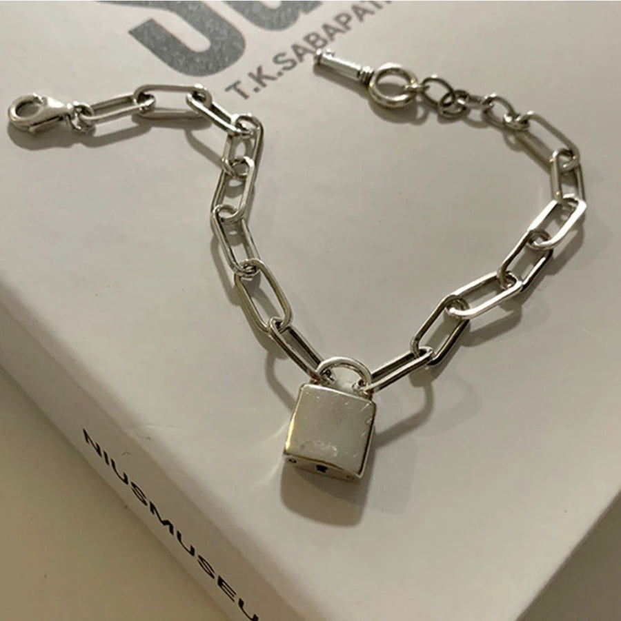 925 Paddy Lock x Key Bracelet (BACKORDER)
