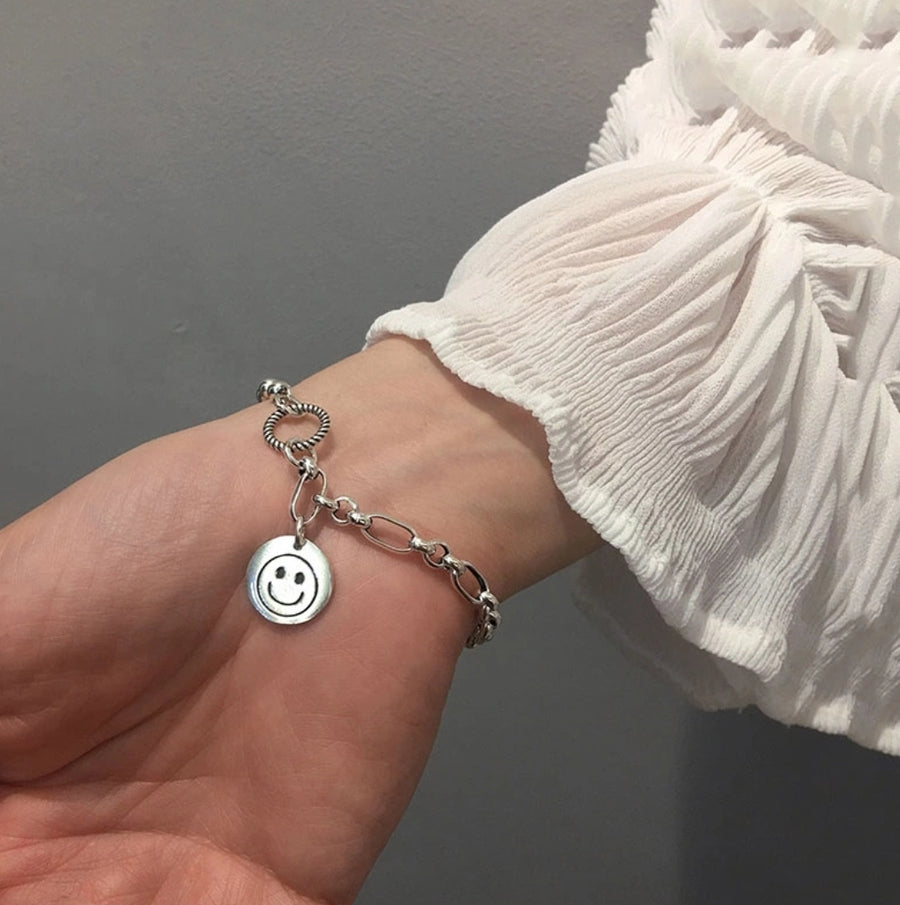 925 Happy Beads x Chain Bracelet (BACKORDER)