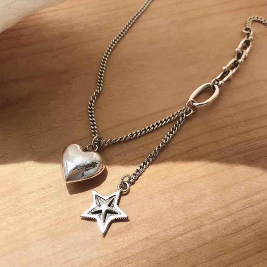 925 Luv x Dangling Star Necklace (BACKORDER)