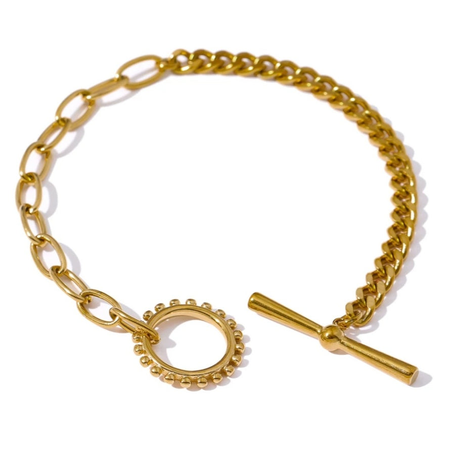 925 Multi Chain Scallop T-bar Bracelet (BACKORDER)