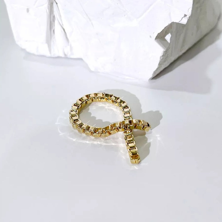 925 Estella Box Chain Ring (BACKORDER)
