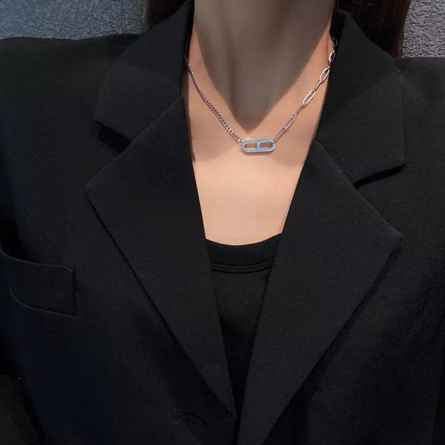 925 Chloe Multi Chain Necklace (BACKORDER)
