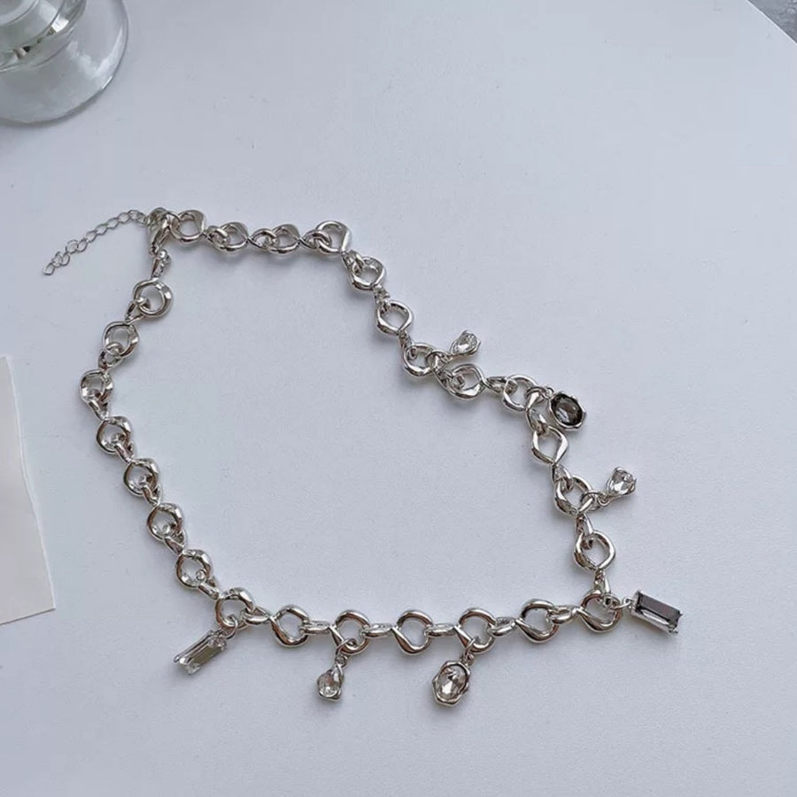 925 Mini Multi Gems Necklace (BACKORDER)