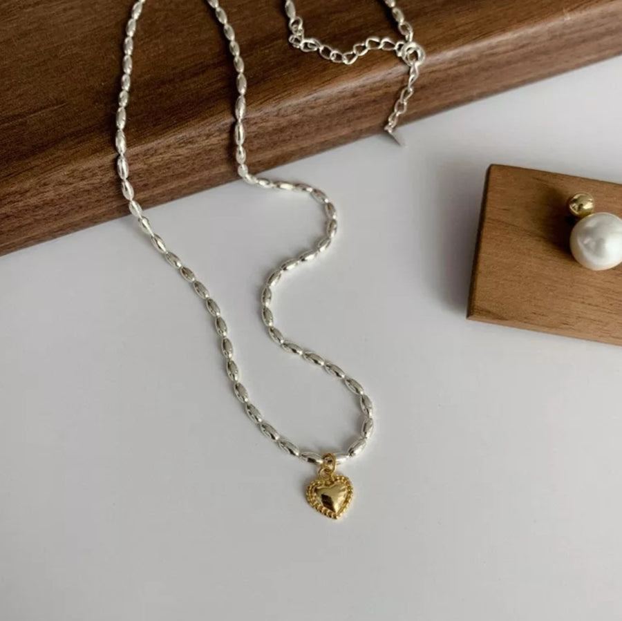 925 Gold Charm x Beads Chain Series
