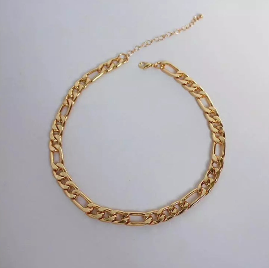 925 Chunky Figaro Chain Necklace (BACKORDER)