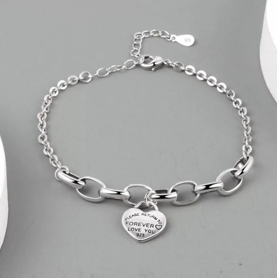 925 Love Forever Capsule Heart Bracelet (BACKORDER)