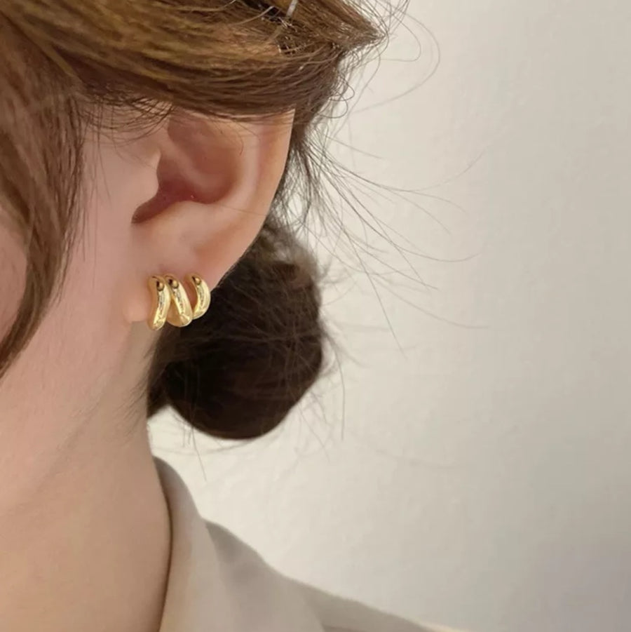 925 Twinny Coil Earrings (BACKORDER)