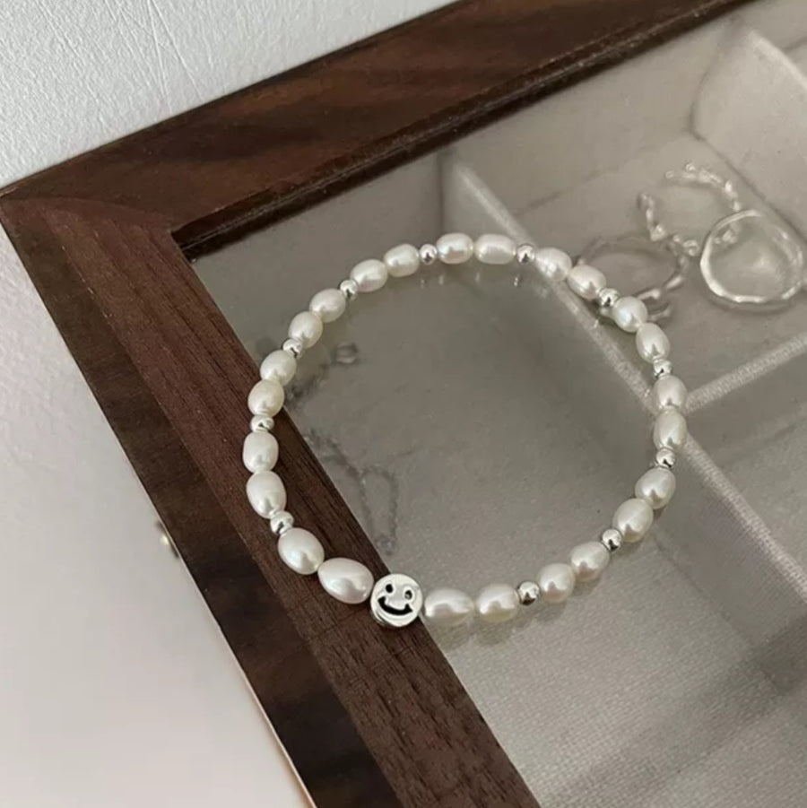 925 Beads x Pearls Elastic Bracelet