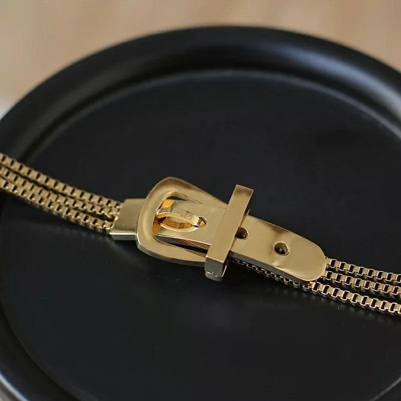 925 Belt Buckle Bracelet (BACKORDER)