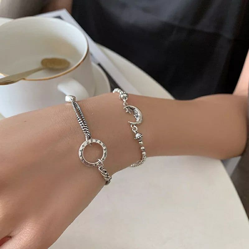 925 Single Ring Multi Chain Bracelet (BACKORDER)